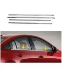 Geely Emgrand X7 2011– Nedre vindueslister (4 stk., rustfri stål) foto 1