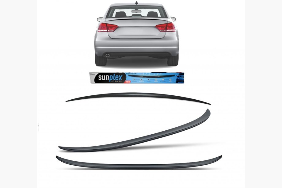 Audi A4 B9 2015–2024 Lipspoiler (Sunplex, sort) Image