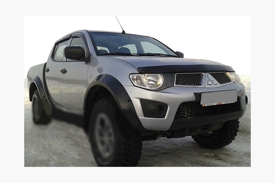Mitsubishi L200 2006–2015 Motorhjelmsdeflektor (SIM) Image