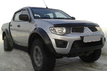Mitsubishi L200 2006–2015 Motorhjelmsdeflektor (SIM) foto 1