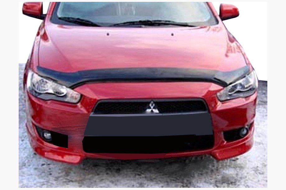 Mitsubishi Lancer X 2008– Stenslagsbeskytter til motorhjelm, lang 2007-2011 (SIM) Image