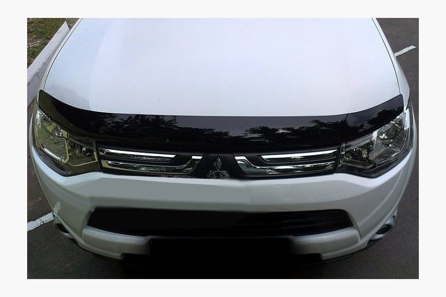 Mitsubishi Outlander 2012–2021 Motorhjelmsdeflektor 2012+ (SIM) Image