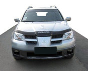 Mitsubishi Outlander 2001–2006 Stenslagsbeskytter til motorhjelm Logo 2001-2006 (SIM) foto 1