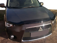 Mitsubishi Outlander 2006–2012 Lang insekt- og stenslagsafviser til motorhjelm 2009-2012 (SIM) foto 1