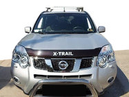 Nissan X-trail T31 2007–2014 Stenslagsbeskytter til motorhjelm med logo (SIM) foto 1