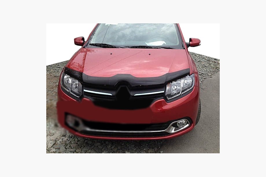 Renault Logan II 2013–2022 Motorhjelmsdeflektor (SIM) Image