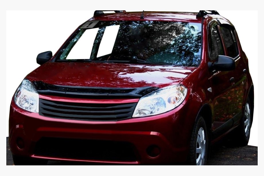 Renault Sandero 2007–2013 Motorhjelmsdeflektor (SIM) Image