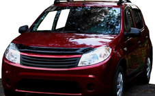 Renault Sandero 2007–2013 Motorhjelmsdeflektor (SIM) foto 1
