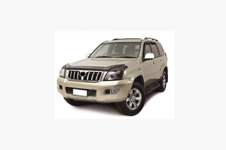 Toyota Land Cruiser Prado 120 2002–2009 Stenslagsbeskytter til motorhjelm med logo (SIM) Image
