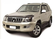 Toyota Land Cruiser Prado 120 2002–2009 Stenslagsbeskytter til motorhjelm med logo (SIM) foto 1