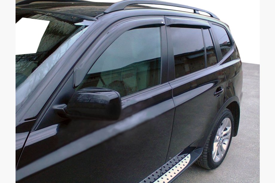 BMW X3 E83 2003–2010 Vindafvisere til sideruder (4 stk., SIM) Image
