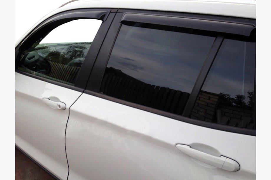 BMW X3 F25 2011–2018 Vindafvisere til sideruder (4 stk., SIM) Image