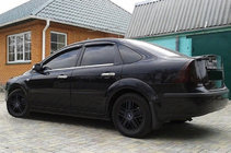 Ford Focus II 2005–2008 Vindafvisere til sideruder SD/HB (4 stk., SIM) foto 1