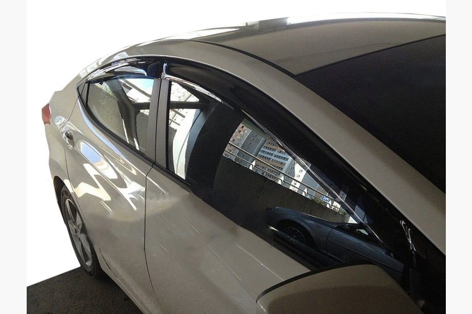 Hyundai Elantra (MD/UD) 2011–2015 Vindafvisere til sideruder (4 stk., SIM) Image