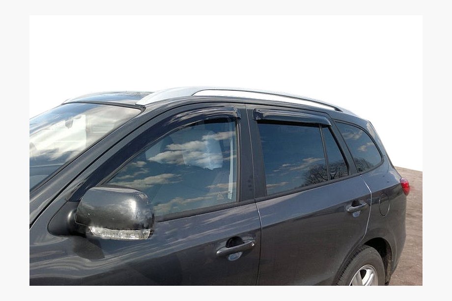 Hyundai Santa Fe 2 2006–2012 Vindafvisere til sideruder (4 stk., SIM) Image
