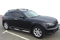 Infiniti FX 2003–2008 Vindafvisere til sideruder (4 stk., SIM) foto 1