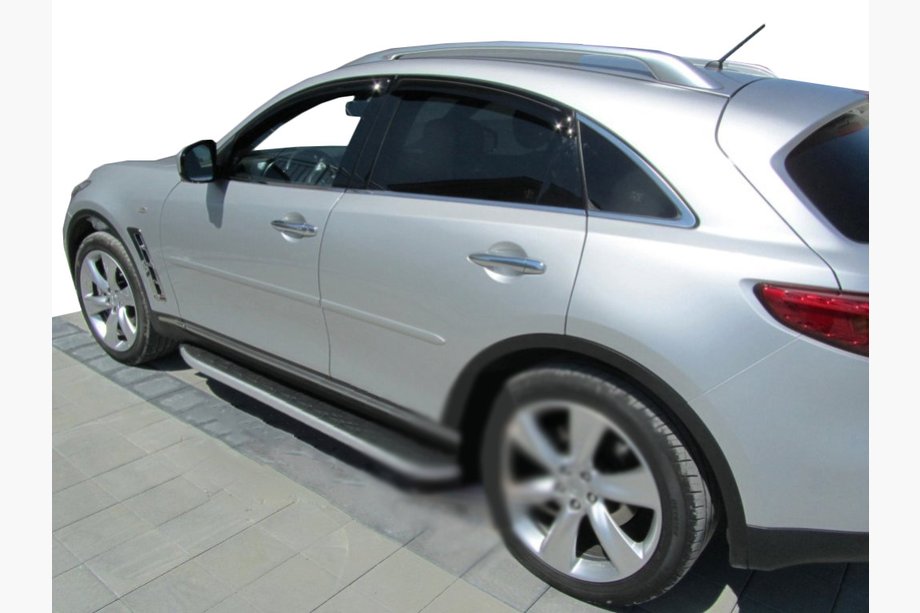 Infiniti QX70 2013–2019 Vindafvisere til sideruder (4 stk., SIM) Image