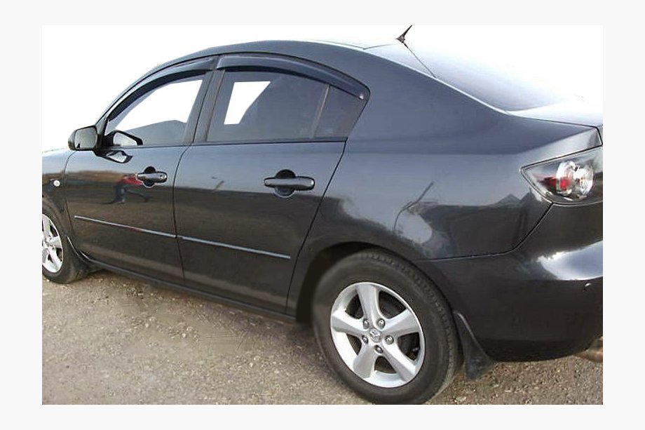 Mazda 3 2003–2009 Vindafvisere SD (4 stk., SIM) Image