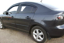 Mazda 3 2003–2009 Vindafvisere SD (4 stk., SIM) foto 1