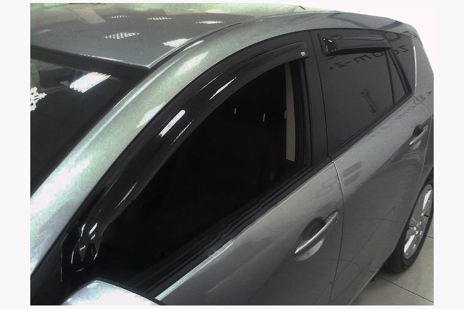 Mazda 3 2009–2013 Vindafvisere til sideruder HB (4 stk., SIM) Image