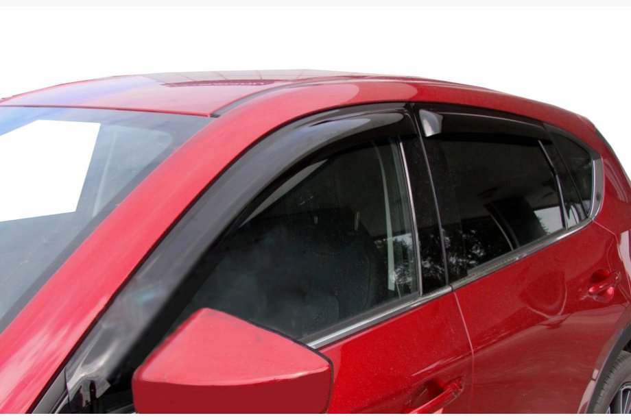 Mazda CX-5 2017–2025 Vindafvisere til sideruder (4 stk., SIM) Image