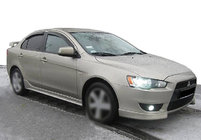 Mitsubishi Lancer X 2008– Vindafvisere til sideruder (4 stk., SIM) foto 1