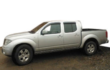 Nissan Navara 2006–2015 Vindafvisere til sideruder (4 stk., SIM) foto 1