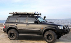 Nissan Patrol Y61 1997–2011 Vindafvisere til sideruder (4 stk., SIM) foto 1