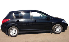 Nissan Tiida 2004–2011 Vindafvisere HB (4 stk., ANV) foto 1