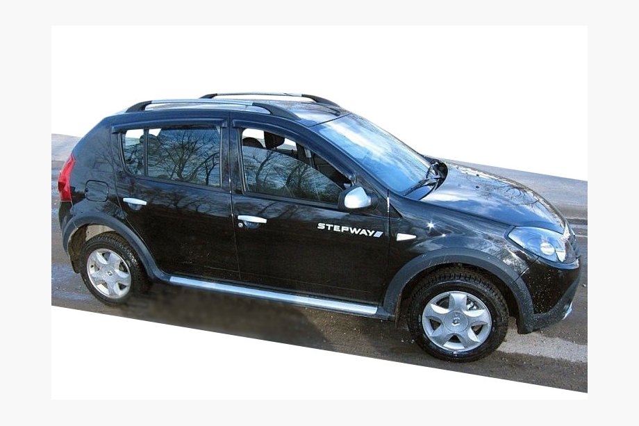 Renault Sandero 2007–2013 Vindafvisere til sideruder (4 stk., SIM) Image