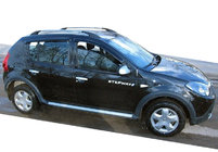Renault Sandero 2007–2013 Vindafvisere til sideruder (4 stk., SIM) foto 1