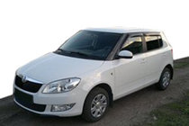 Skoda Fabia 2007–2014 Vindafvisere til sideruder HB (4 stk., SIM) foto 1