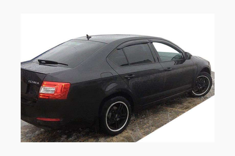 Skoda Octavia III A7 2013–2019 Vindafvisere til LiftBack (4 stk., SIM) Image
