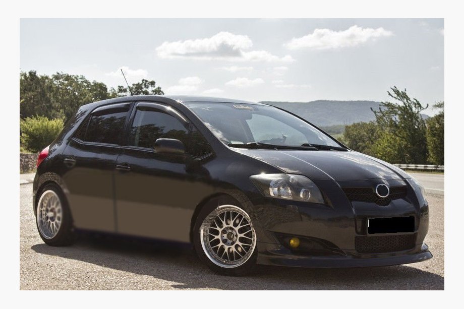 Toyota Auris 2007–2012 Vindafvisere til sideruder (4 stk., SIM) Image