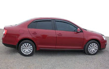 Volkswagen Jetta 2006–2011 Vindafvisere til sideruder (4 stk., SIM) foto 1