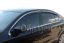 Volkswagen Touareg 2010–2018 Vindafvisere krom (4 stk., SIM) foto 1