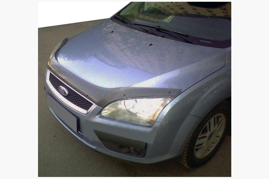 Ford Focus II 2005–2008 Motorhjelmsdeflektor i carbon-look (SIM) Image