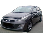 Hyundai Accent 2011–2017 Motorhjelmsdeflektor 2010-2014 (SIM) foto 1