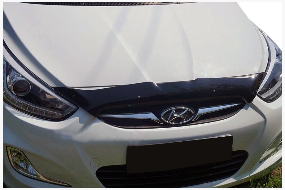 Hyundai Accent 2011–2017 Kort motorhjelmsdeflektor 2010-2014 (SIM) Image