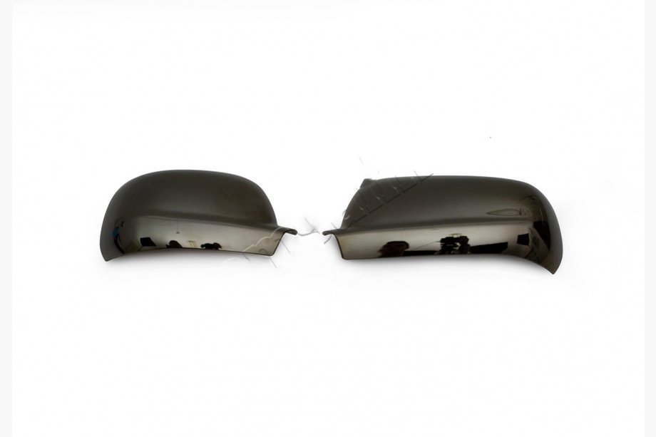Volkswagen Golf 4 1997–2006 Sidespejlskapper (2 stk., sort krom) Image