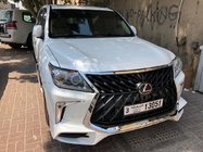 Lexus LX570/450d 2008–2022 Forkofanger til 2008-2015 i facelift-stil (til lakering) foto 2