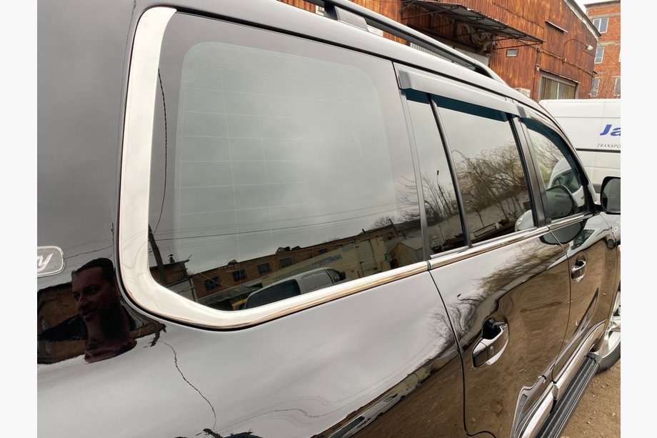Toyota Land Cruiser 200 2007–2021 Bagrude hjørnelister (2 stk., rustfrit stål) Image