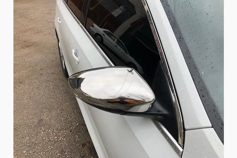 Volkswagen Jetta 2011–2018 Spejlkåber til EU (2 stk., rustfrit stål) Image