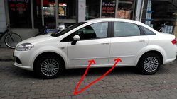 Fiat Linea 2006–2018 Plast dørlister (sæt) foto 1