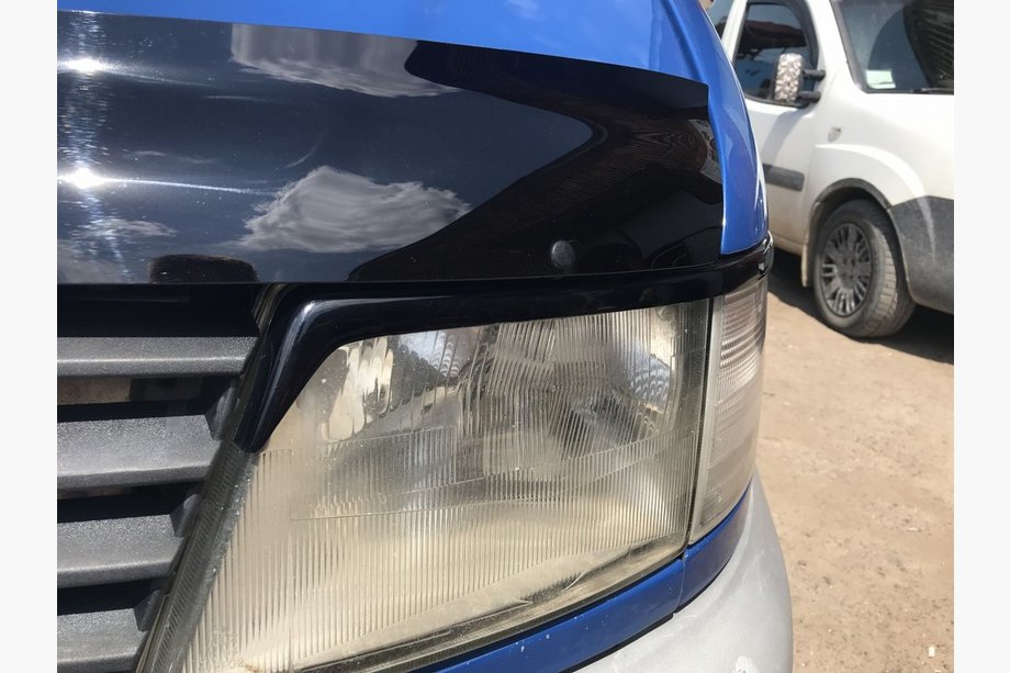 Mercedes Vito W638 1996–2003 Øjenlåg til forlygter (sort) Sort højglans Image
