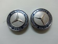 Mercedes ML W163 1997–2005 Centerkapsler til originale fælge 71 mm (blå, 4 stk.) foto 1