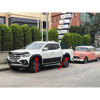 Skærmforøgere (til lakering) Mercedes X class 2017–2020 foto 1