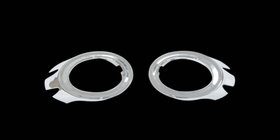 Audi A6 C6 2004–2011 Krom covers til tågelygter (2 stk., plast) foto 1