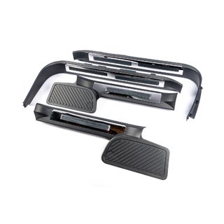 Dørtrinslister i plast med belysning (sort) Toyota Land Cruiser 200 2007–2021 foto 1