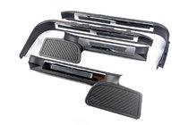 Toyota Land Cruiser 200 2007–2021 Dørtrinslister i plast med belysning (sort) foto 1